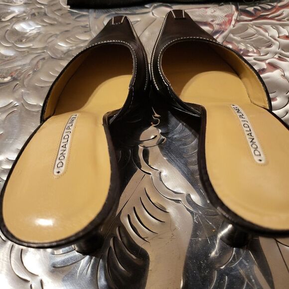 Black authentic Donald j pliner  heeled mules! Size 8 N - Picture 5 of 8